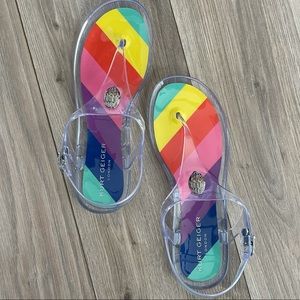 NEW! Kurt Geiger Rainbow Sandal